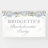 Winter Blue Floral Bachelorette Spandoek (Horizontaal)