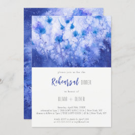 Winter Blue Garden repetitie diner Kaart