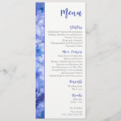 Winter Blue Garden Wedding Menu (Voorkant)