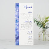 Winter Blue Garden Wedding Menu (Staand voorkant)