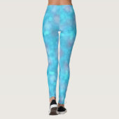 Winter Blue Heart Leggings (Achterkant)
