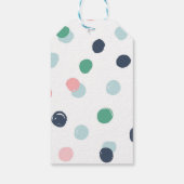 Winter Blue Holiday Gift Labels Cadeaulabel (Achterkant)