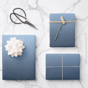 Winter Blue Inpakpapier Vel