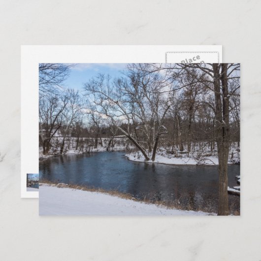 Winter Blue James Briefkaart (Voorkant / Achterkant)