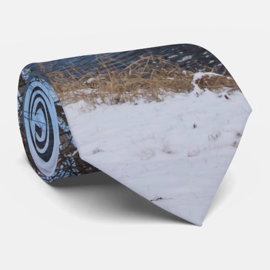 Winter Blue James River Stropdas (Opgerold)