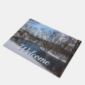 Winter Blue James Welkom Doormat Deurmat (Schuin)
