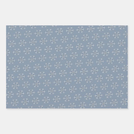 Winter Blue Multi Purpose Inpakpapier Vel (Voorkant 3)