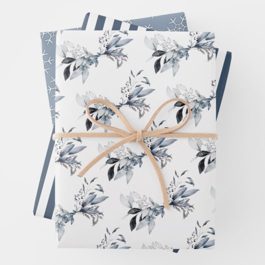 Winter Blue Multi Purpose Inpakpapier Vel (In situ)