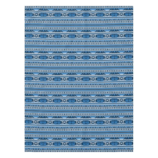 Winter Blue Nordic Design Tafelkleed (Voorkant)