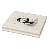 Winter Blue Old English Sheepdog Dog (grijs 1) Cut Rubberstempel (Stempel)