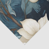 Winter Blue Pastel  Geïnspireerd Bloemen Tissuepapier (Detail)