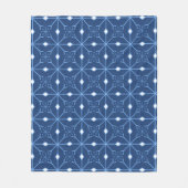 Winter Blue Snow en Ice Fleece Blanket (Voorkant)