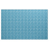 Winter Blue Snowflake Pattern Stof (Yard (91,4 cm))