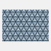 Winter Blue Swirl Inpakpapier Vel (Voorkant 2)