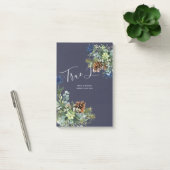 Winter Blue Thistle Eucalyptus Weddenschap Wonderl Post-it® Notes (Kantoor)