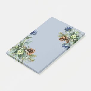 Winter Blue Thistle Eucalyptus Weddenschap Wonderl Post-it® Notes