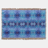 winter blue tone Throw Blanket Deken (Voorkant)