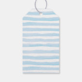 Winter Blue Truck Forest Favor Gift Label Cadeaulabel (Achterkant)