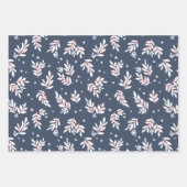 Winter Blue Wrapping Paper Sheets (Voorkant 3)