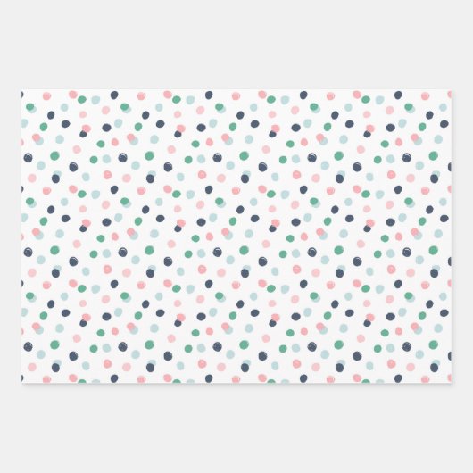 Winter Blue Wrapping Paper Sheets (Voorkant 3)