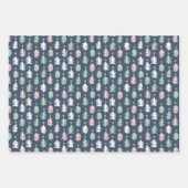 Winter Blue Wrapping Paper Sheets (Voorkant)