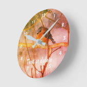 Winter Bluebird Abstract  Ronde Klok (Hoek)