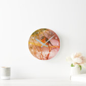 Winter Bluebird Abstract  Ronde Klok (Huis)