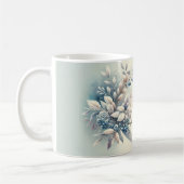 Winter Bluebird Berry Wreath Koffiemok (Links)