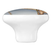 Winter Bluebird Keramische Knop (Zijkant)