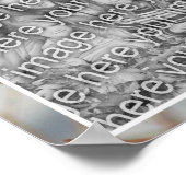 Winter Bluebird Lijst Creëer Uw eigen foto Poster (Hoek)