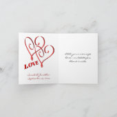 Winter Bluebird trouwfoto Bedankkaart (Binnen)