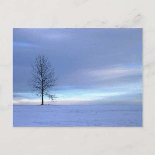 Winter Blues Briefkaart (Voorkant)