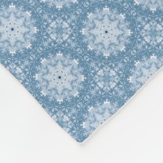 Winter Blues Fleece Deken (Hoek)