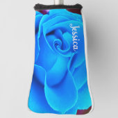 Winter Blues Gepersonaliseerde Putter Hoesje Golfheadcover (Draai 90)