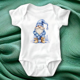 Winter Blues Gnome Romper