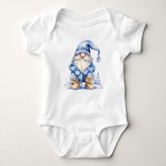 Winter Blues Gnome Romper (Voorkant)