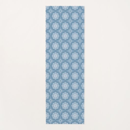 Winter Blues Yogamat (Voorkant)