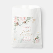 Winter blush roze winter onederland verjaardag bedankzakje (Voorkant)