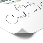 Winter BOEKEN KAARTEN EN CADOS Poster (Hoek)
