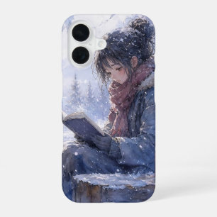 Winter Boekliefhebber Phonehoes iPhone 16 Hoesje