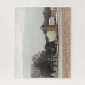 Winter Boerderij Fotopuzzel Legpuzzel (Verticaal)
