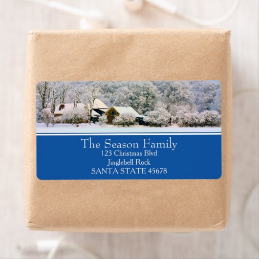 Winter boerderij Holiday - Adres Etiket (Insitu)