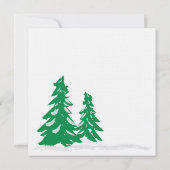 Winter Boerderij Weddenschap Kaart (Achterkant)