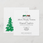 Winter Boerderij Weddenschap Kaart (Voorkant / Achterkant)