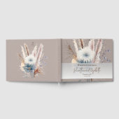 Winter Boho Floral Wedding | Beige Guest Book Gastenboek (Volledig)