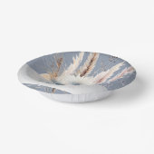 Winter Boho Floral Wedding | Blauw Papieren Kommen (Gebogen)