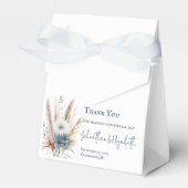 Winter Boho Floral Wedding | Wit Bedankdoosjes (Voorkant Zijde)