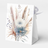 Winter Boho Floral Wedding | Wit Bedankdoosjes (Achterkant)