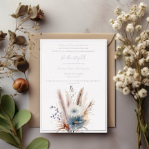Winter Boho Floral Wedding | Wit