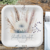 Winter Boho Floral Wedding | Wit Papieren Bordje